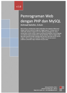 Pemrograman Web PHP MySQL